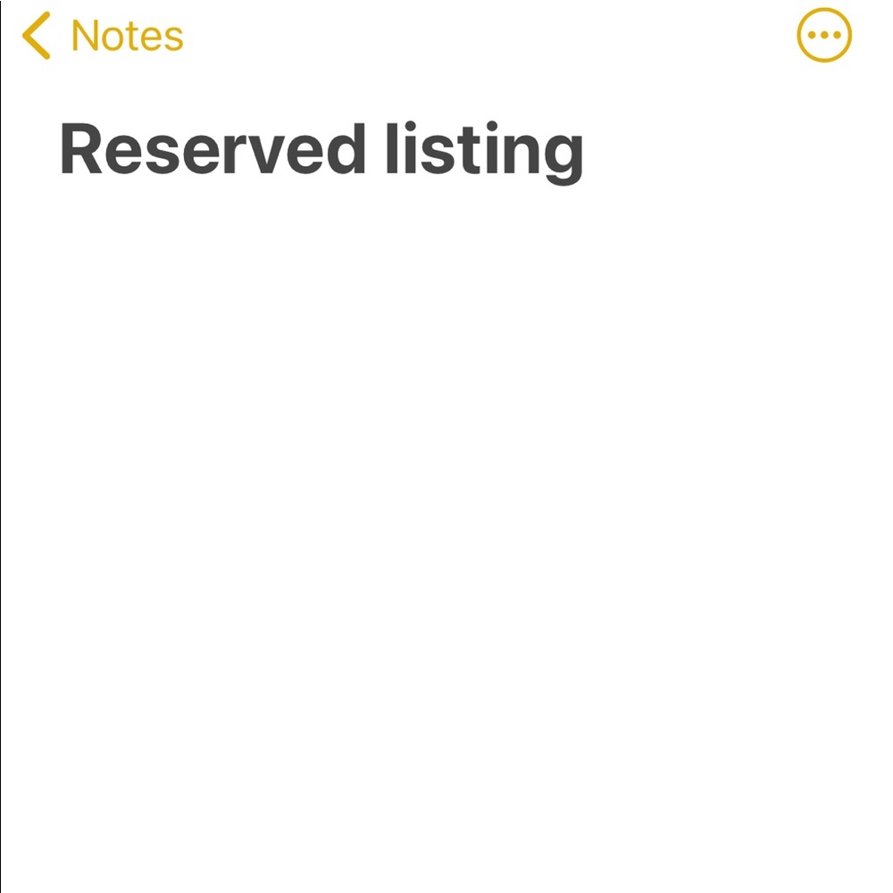Reserved
